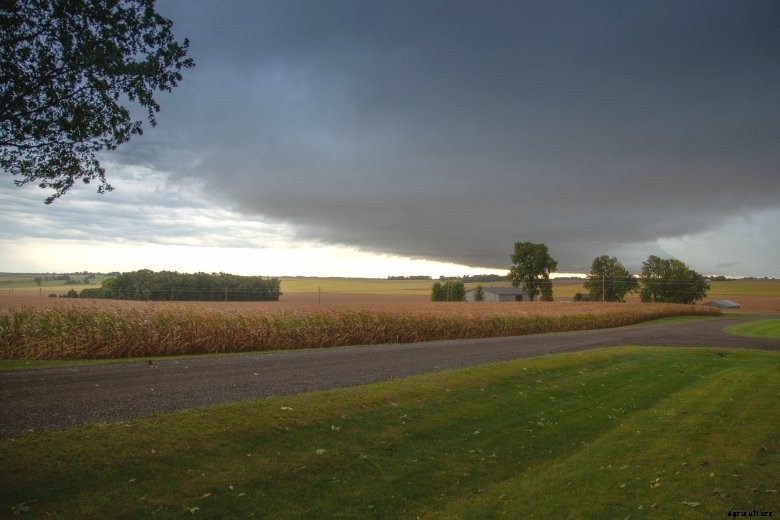 Clouds and storm in Minnesota
